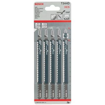 Bosch T344 D Hızlı Kesim 5'li Ahşap Dekupaj Ağzı