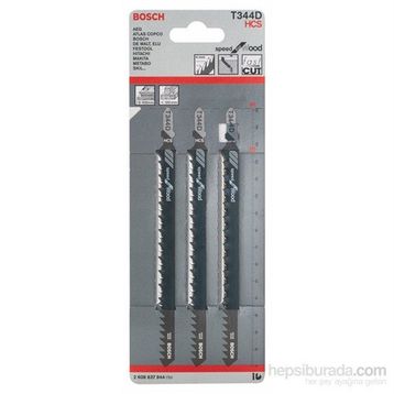 Bosch T344D 3'lü Paket Dekupaj Testeresi Bıçağı