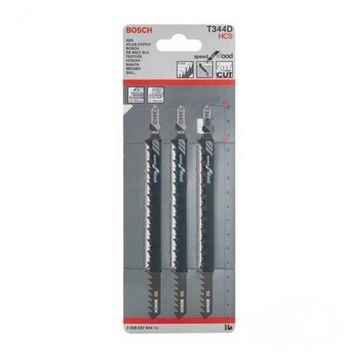 Bosch T344D 3'lü Paket Dekupaj Testeresi Bıçağı