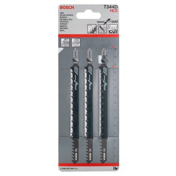 Bosch T344D 3'lü Paket Dekupaj Testeresi Bıçağı