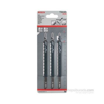 Bosch T344D 3'lü Paket Dekupaj Testeresi Bıçağı