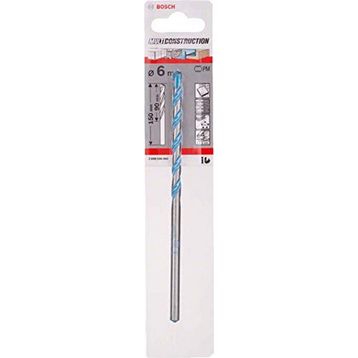 Bosch Taş ve Beton Gri 6 mm 1 Adet Matkap ve Kırıcı Delici Uçları