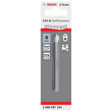 Bosch Taş ve Beton Gri 8 mm 1 Adet Matkap ve Kırıcı Delici Uçları