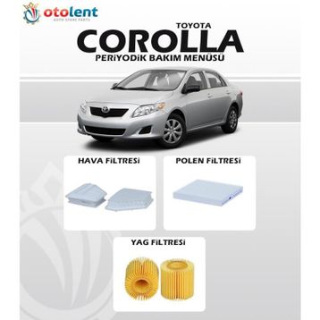 Bosch Toyota Corolla 1.4 D4D 2007 2016 Filtre Bakım Seti