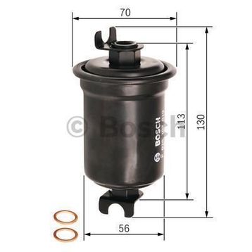 Bosch Toyota Land Cruiser Prado 2.7i 16V 4x4 1996-2004 Benzin Filtresi