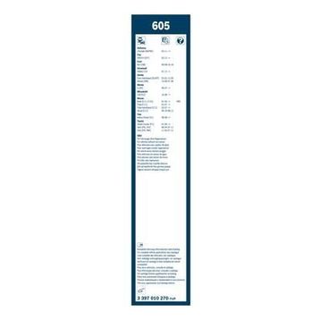 Bosch Twin 605 600 340 mm Silecek Seti