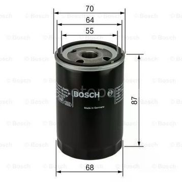 Bosch Volvo V40 I 1.8 16V 1997-2000 Yağ Filtresi