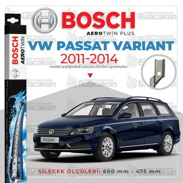 Bosch Vw Passat Variant Muz 2011-2014 Silecek Takımı