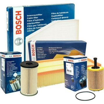 Bosch VW Polo 1.4 BUD-CGG Benzinli 2006-2014 Hava Yağ Karbonlu Polen Filtre Bakım Seti