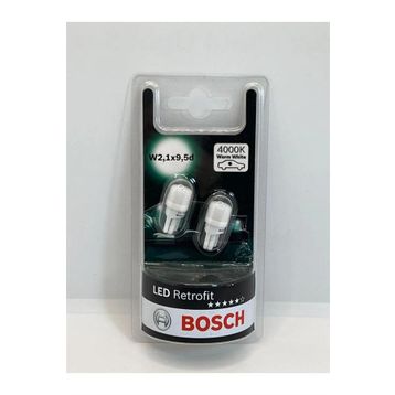Bosch W5W 4000 Kelvin 12V 1W Warm Whit Retrofit Led