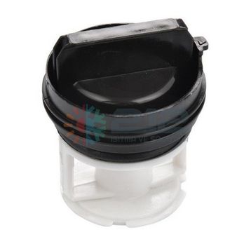 Bosch WAQ2036XTR12 Çamaşır Makinesi Pompa Filtre Kapağı