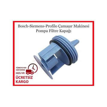 Bosch WAS20760TR16 Çamaşır Makinesi Pompa Filtre Kapağı