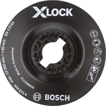 Bosch X - Lock - 115 mm Yumuşak Taban Fiber Disk