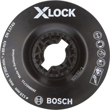 Bosch X - Lock - 115 mm Yumuşak Taban Fiber Disk