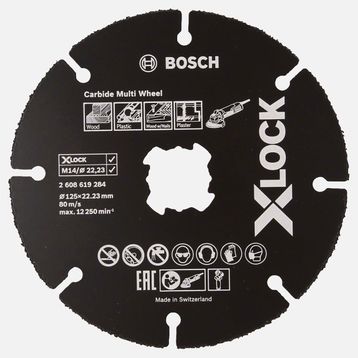 Bosch X-Lock Carbide Multi Wheel 125 mm Kesici Disk