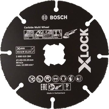 Bosch X-Lock Carbide Multi Wheel 125 mm Kesici Disk