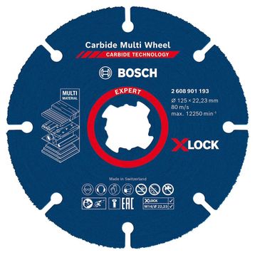 Bosch X-Lock Carbide Multi Wheel 125 mm Kesici Disk