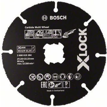 Bosch X-Lock Carbide Multi Wheel 125 mm Kesici Disk