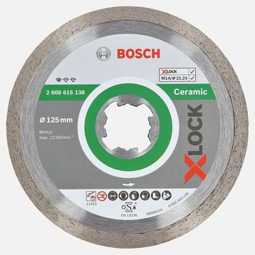 Bosch X-Lock Standard For Ceramic 125 mm Elmas Kesici Disk