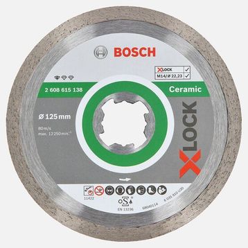 Bosch X-Lock Standard For Ceramic 125 mm Elmas Kesici Disk