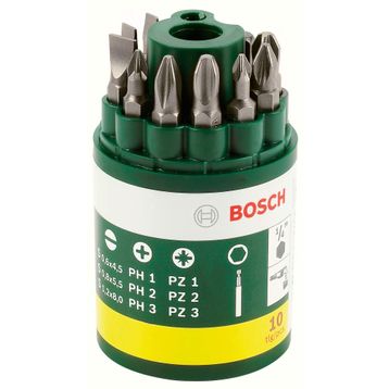 Bosch Yeşil 10 Adet Vidalama Ucu Seti