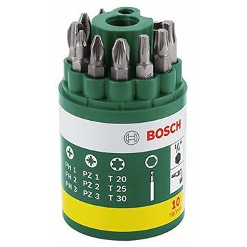 Bosch Yeşil 10 Adet Vidalama Ucu Seti