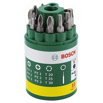 Bosch Yeşil 10 Adet Vidalama Ucu Seti