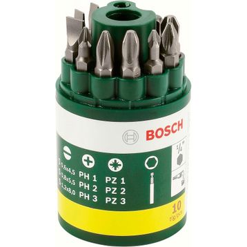 Bosch Yeşil 10 Adet Vidalama Ucu Seti