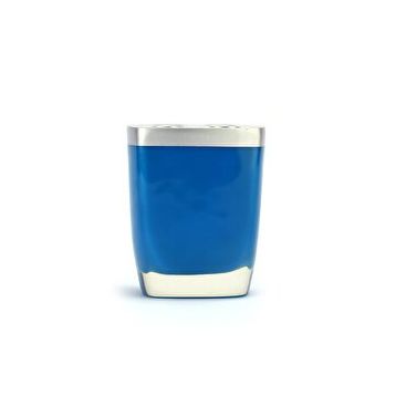 Bosphorus 11x8 cm Gri Mavi Poliresin Diş Fırçalık
