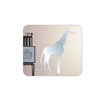 Bosphorus Giraffe Aynalı 20x14.8 cm 2 Adet Duvar Stickerı