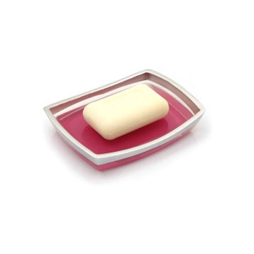 Bosphorus Gri Pembe Poliresin Sabunluk
