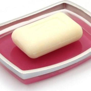 Bosphorus Gri Pembe Poliresin Sabunluk
