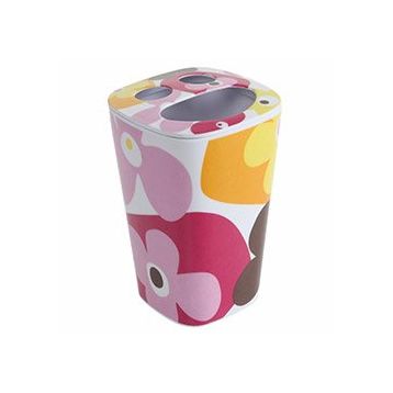 Bosphorus HK5009KP1 Papatya Desenli - Kırmızı Diş Fırçalık