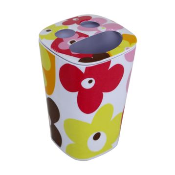 Bosphorus HK5009KP1 Papatya Desenli - Kırmızı Diş Fırçalık
