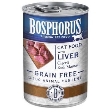 Bosphorus Tahılsız Konserve Ciğerli 415 gr Kedi Maması