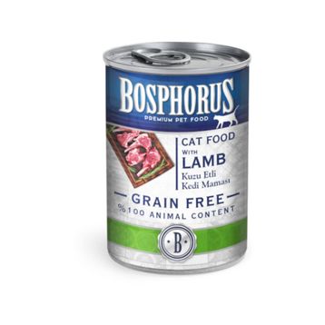 Bosphorus Tahılsız Konserve Kuzu Etli 12x415 gr Kedi Maması