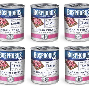 Bosphorus Tahılsız Konserve Kuzu Etli 6x415 gr Kedi Maması