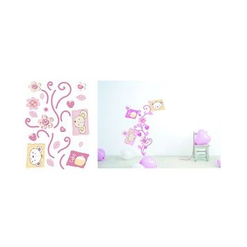 Bosphorus XFG110 Çiçekli Ağaç Desenli Pvc 50x70 cm Duvar Stickerı