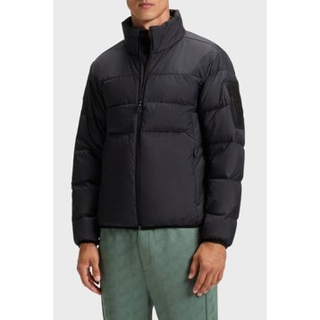 Boss 50544322 402 Lacivert Kapitoneli Erkek Mont