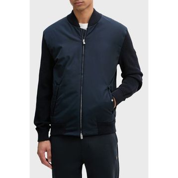 Boss 50556325 404 Pamuklu Regular Fit Kolej Yaka Fermuarlı Erkek Mont