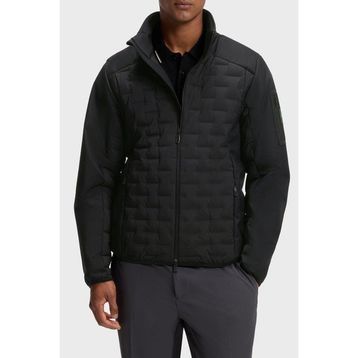 Boss 50561388-001 Erkek Regular Fit Dik Yaka Çift Yönlü Fermuarlı Kaz Tüyü Siyah Mont