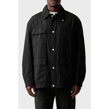 Boss 50564626 001 - Siyah Relaxed Fit Klasik Yaka Su Geçirmez Astarlı Mont Erkek Mont