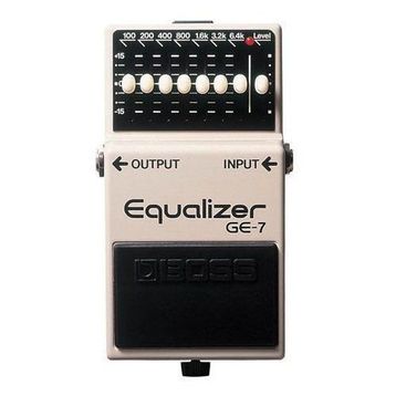 Boss GE-7 7-Bant Grafik Ekolayzır Gitar Pedalı
