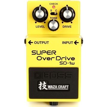 Boss SD-1W Super Overdrive Waza Craft Gitar Pedalı