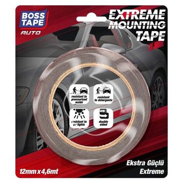 Boss Tape 12 mm 4.6 mt Extreme Montaj Bandı