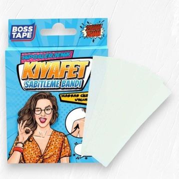 Boss Tape 25 mm 75 mm 24 Adet Kıyafet Sabitleme ve Vücut Bandı