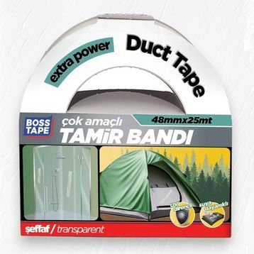 Boss Tape 48 mm 25 mt Şeffaf Tamir Bandı
