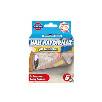 Boss Tape Çift Taraflı Halı Kilim Sabitleme ve Kaydırmaz 50 mm x 5 mt Bant