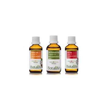 Botalife 50 ml Badem Yağı + 50 ml Hint Yağı + 50 ml Çam Terebentin Yağı