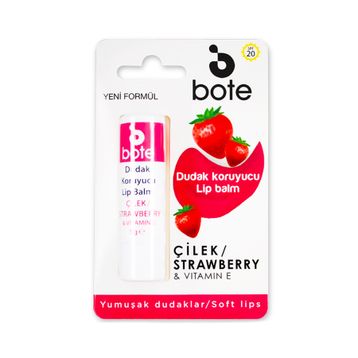 Bote Çilek Aromalı 5 gr Dudak Koruyucu Lip Balm
